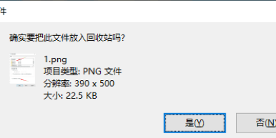 win10系统打开删除确认提示