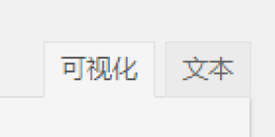 WordPress写文章可视化文本没了