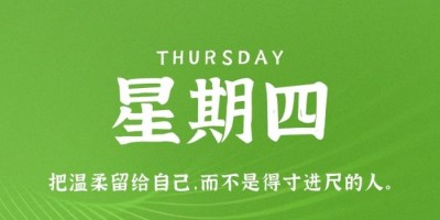 12月29日，星期四，在这里每天60秒读懂世界！