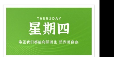 1月12日，星期四，在这里每天60秒读懂世界！