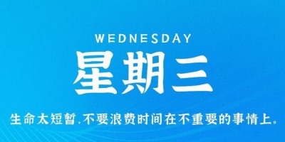 4月12日，星期三，在这里每天60秒读懂世界！