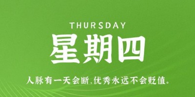 8月3日，星期四，在这里每天60秒读懂世界！