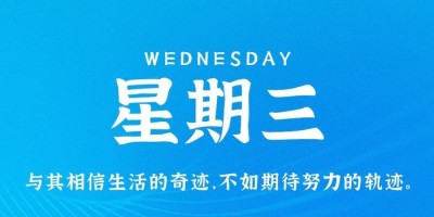 10月25日，星期三，在这里每天60秒读懂世界！